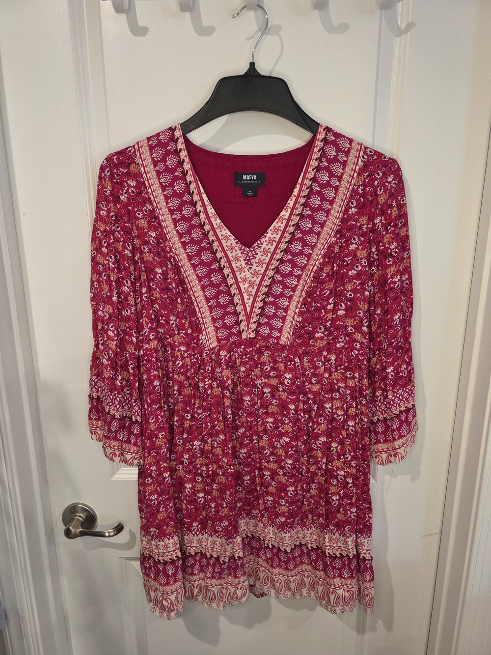 Maeve Isabel Embroidered Tunic Dress